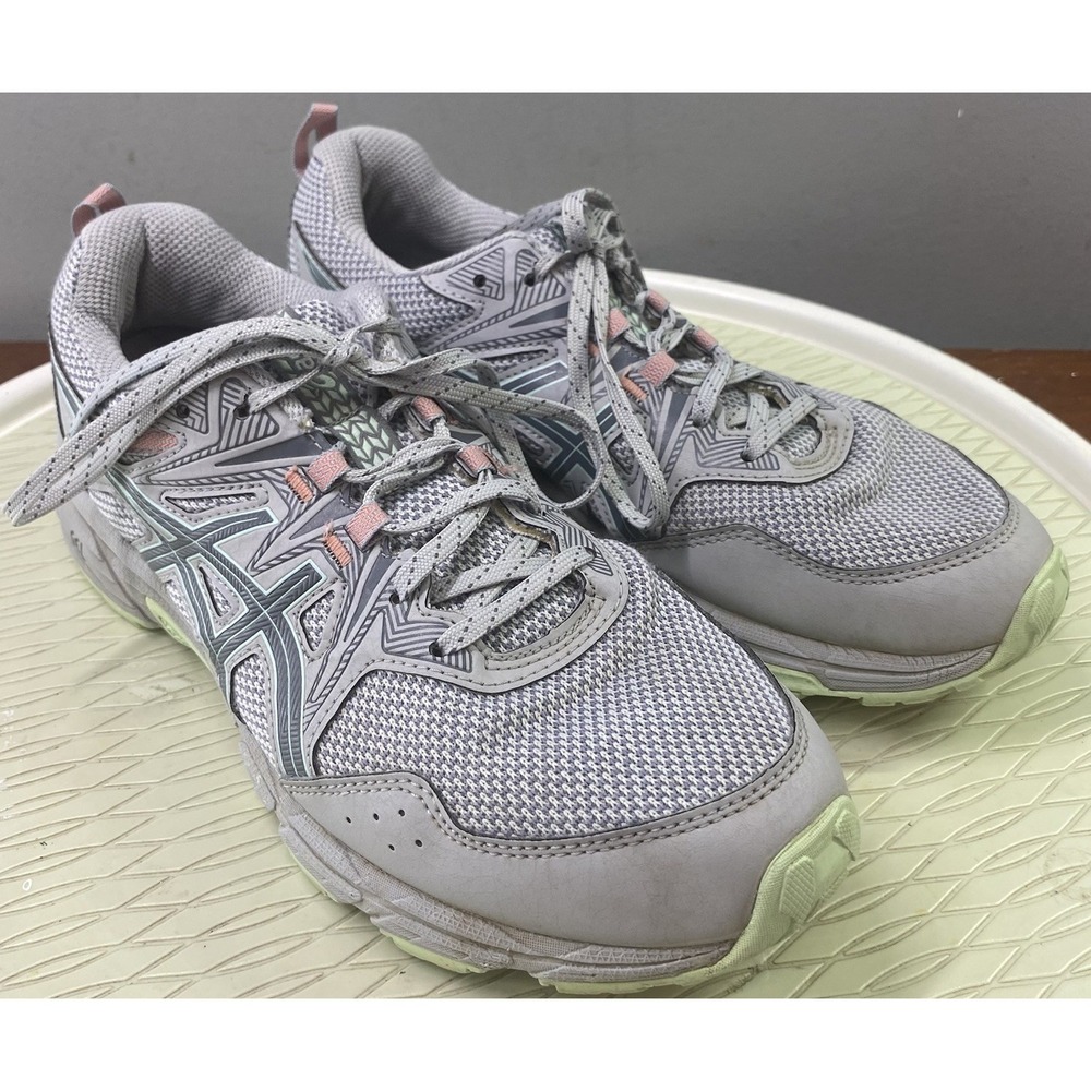 Asics Gel-Venture 8 Women's Running Shoes Athletic Sneaker Lace Up Gray&Pink 10